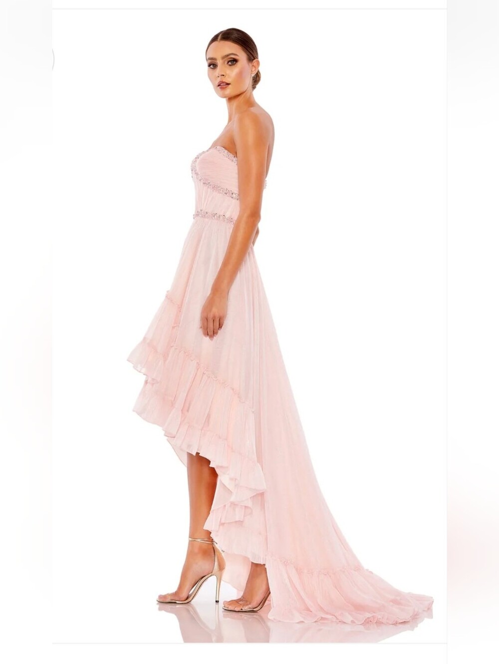 Mac Duggal 68096 - Sweetheart High Low Prom Dress